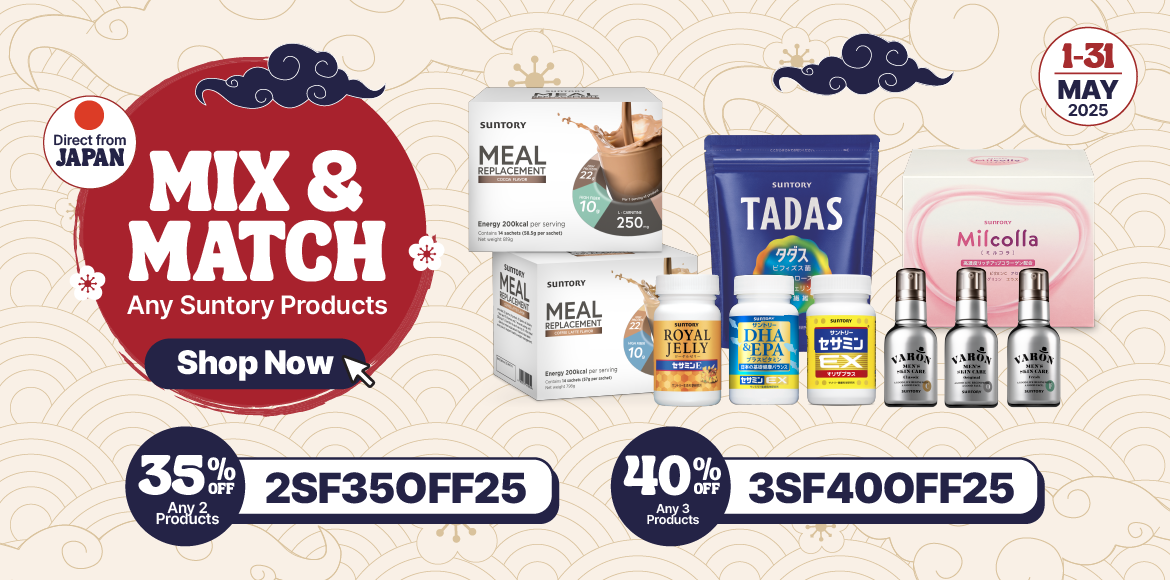 Suntory Products Fair - Mix & Match Suntory Products!